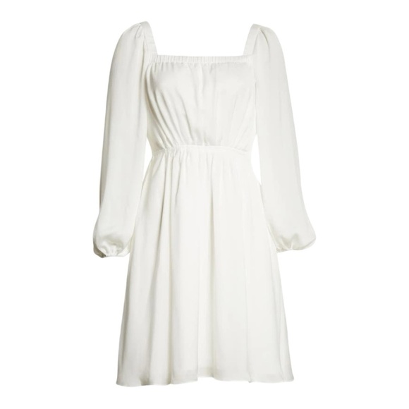 Kobi Halperin Stavy Square Neck Dress in Ivory NWT - Picture 2 of 10